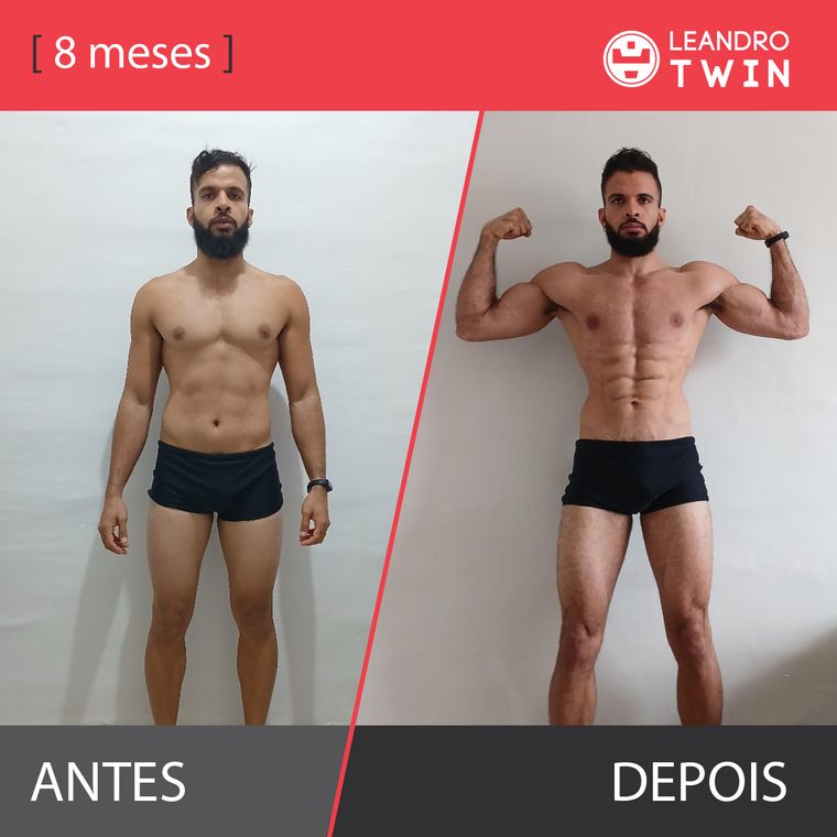 Evolução de Wilmar — antes e depois