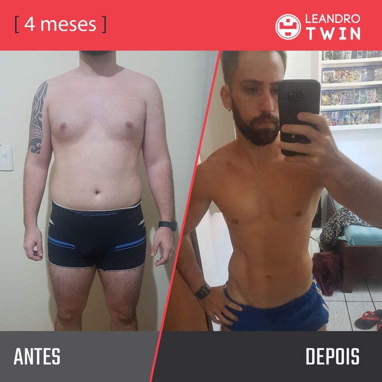 Evolução de Alesio Nicolas Barreiro — antes e depois