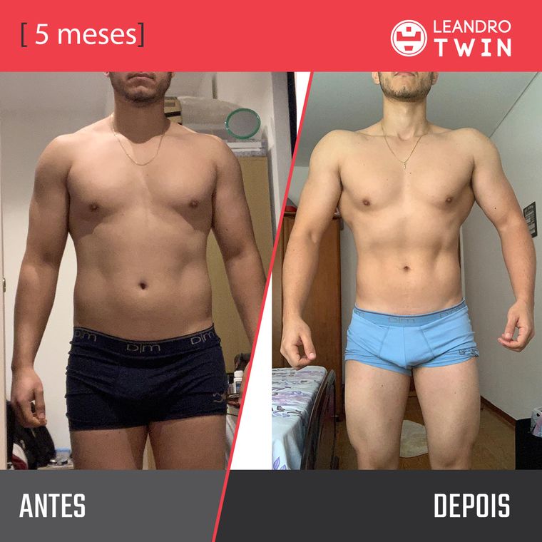 Evolução de Alex Ornelas — antes e depois