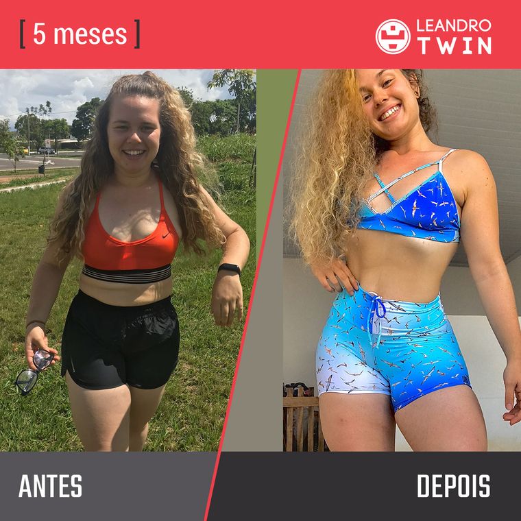 Evolução de Beatriz Curto Pachi — antes e depois