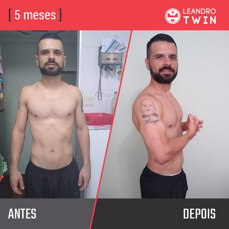 Evolução de Carlos Netto — antes e depois