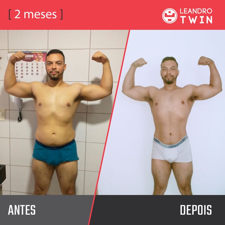 Evolução de Davi Romano — antes e depois