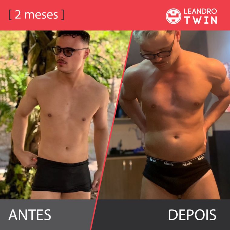 Evolução de Elias Ferrari — antes e depois