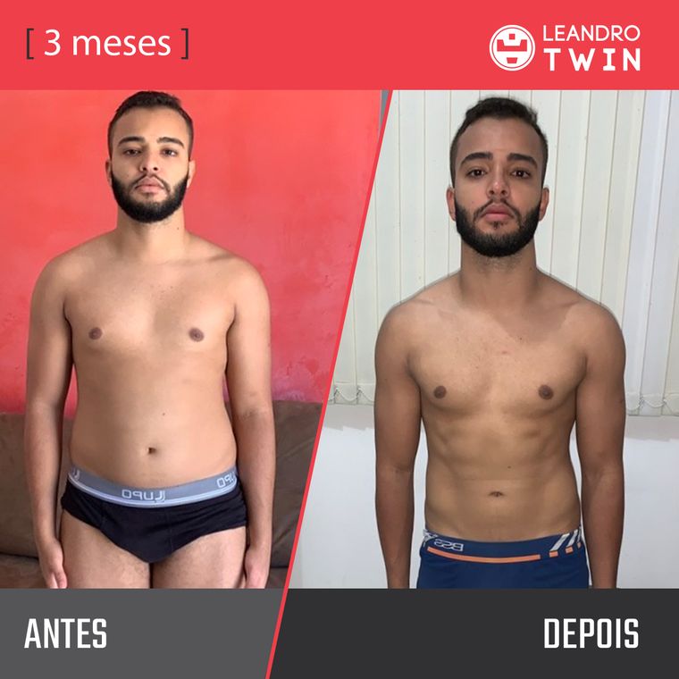 Evolução de Enzo Rangel — antes e depois