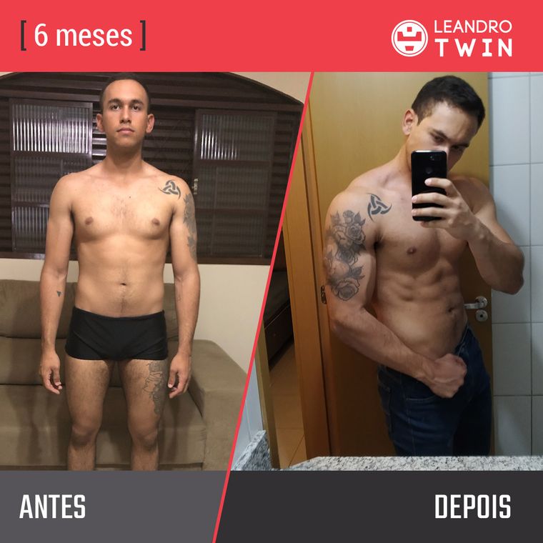 Evolução de Evandro Americano — antes e depois