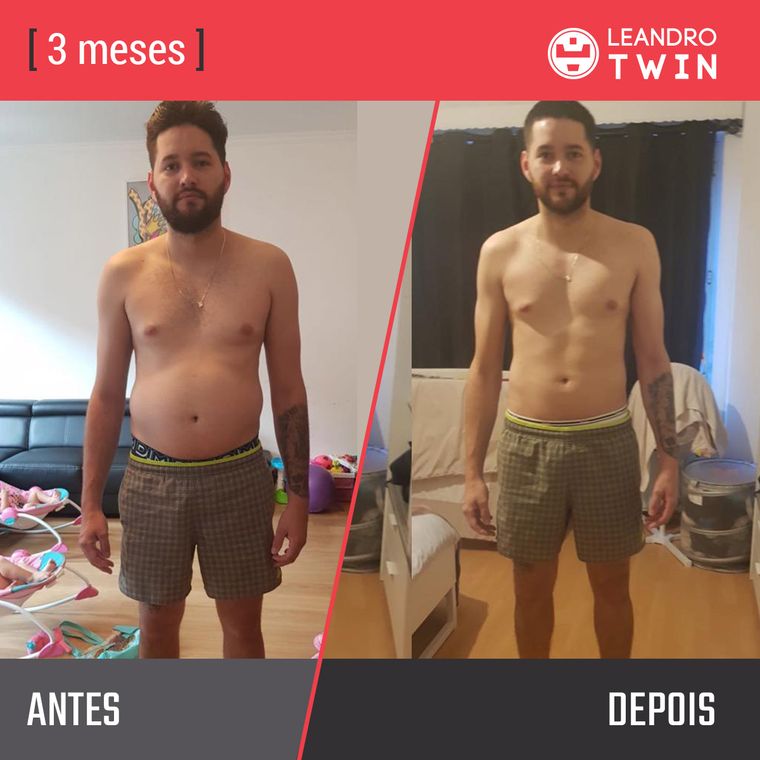 Evolução de George Patrick — antes e depois
