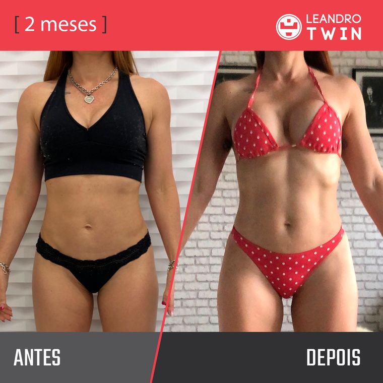 Evolução de Glaucia Pelli — antes e depois
