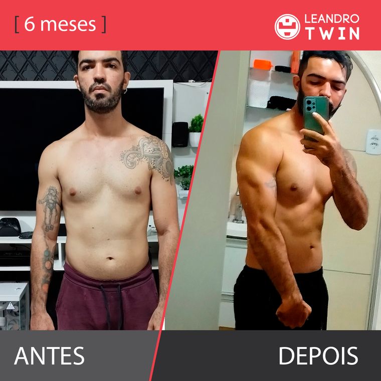 Evolução de Jhony Eric — antes e depois