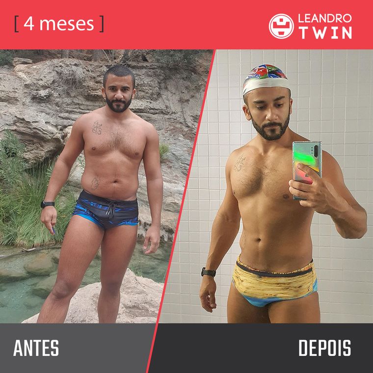 Evolução de José Edson — antes e depois