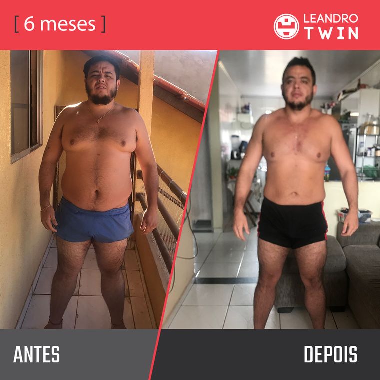 Evolução de Kauê Alves Menezes — antes e depois