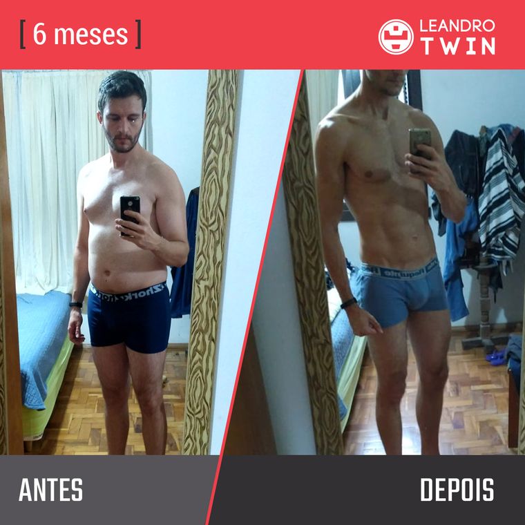 Evolução de Lucas Schneider — antes e depois