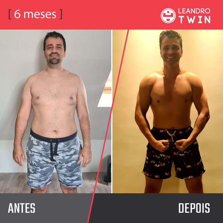 Evolução de Luis Campos — antes e depois