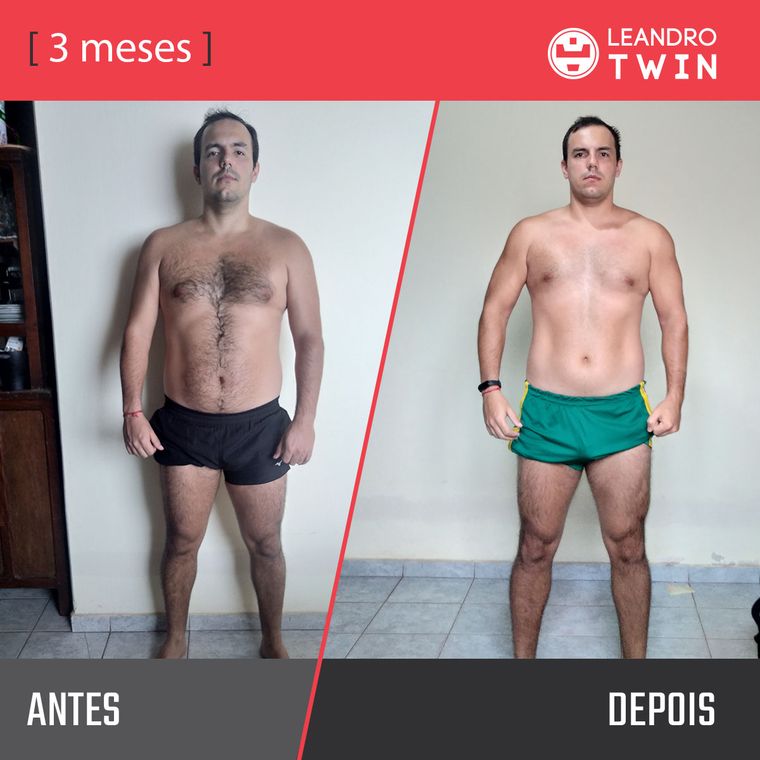 Evolução de Marcos Quirino — antes e depois