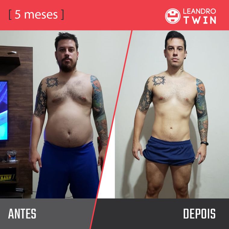 Evolução de Matheus dos Santos Morais — antes e depois