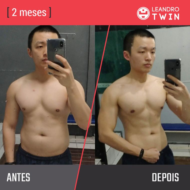 Evolução de Ming Chia Hsu — antes e depois