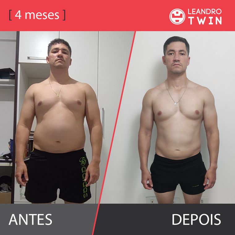 Evolução de Paulo Marlonne — antes e depois