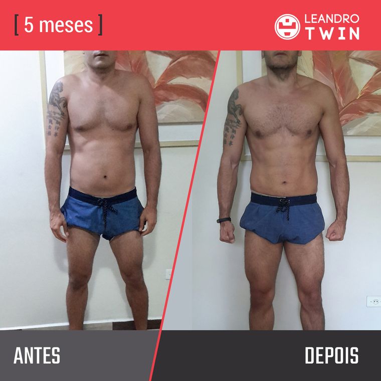 Evolução de Rafael Andrade — antes e depois