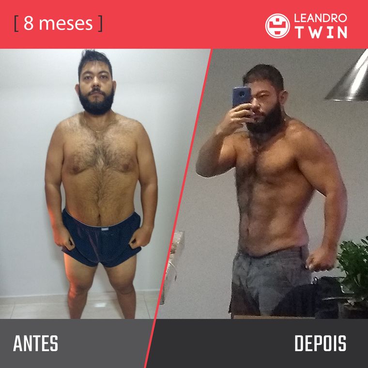 Evolução de Renan Storer — antes e depois