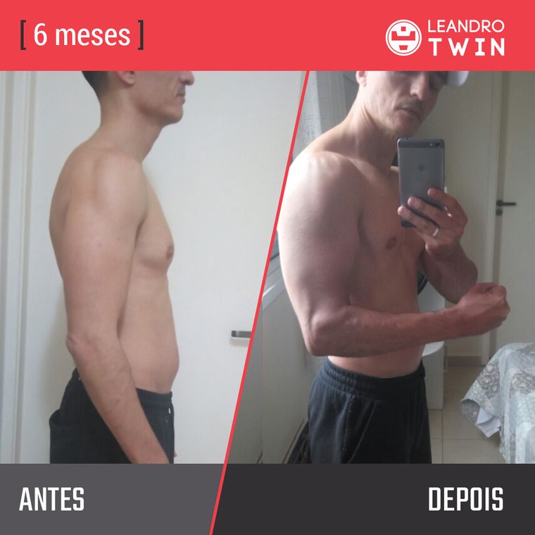 Evolução de Rodrigo Gonçalves — antes e depois