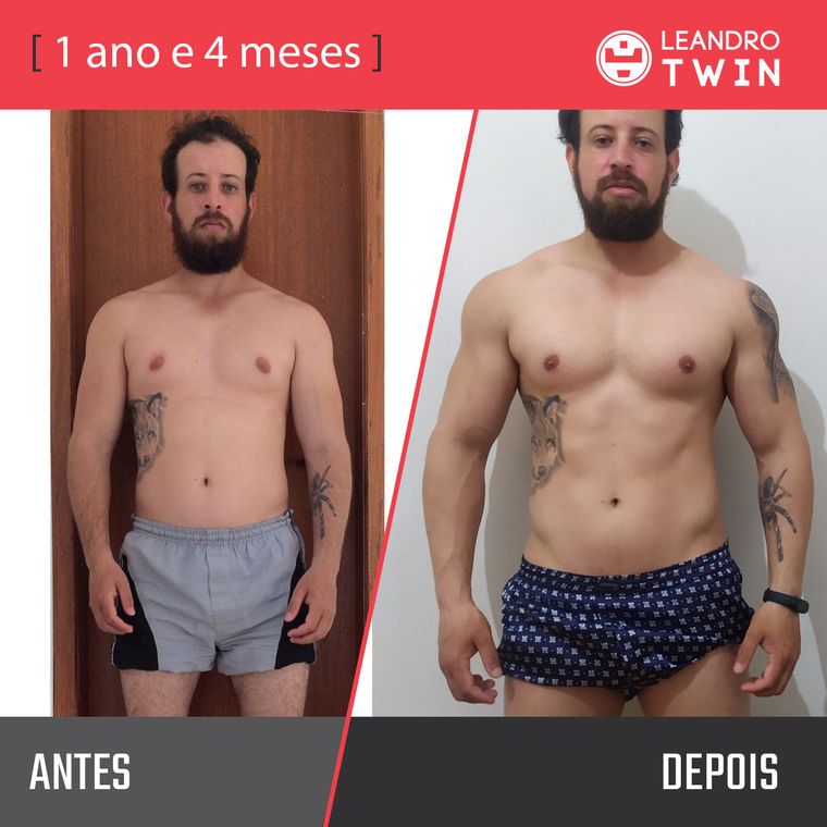Evolução de Victor Gomes — antes e depois