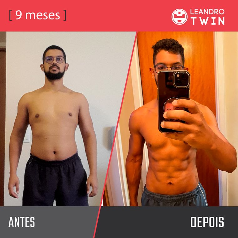 Evolução de Vitor Chagas — antes e depois