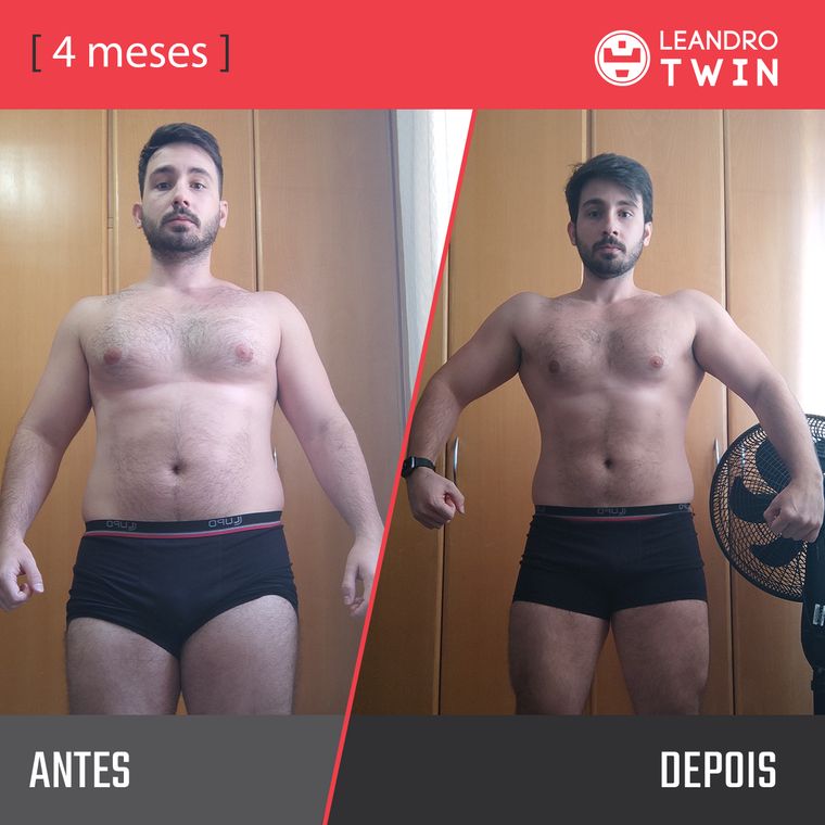Evolução de Youre Peña — antes e depois